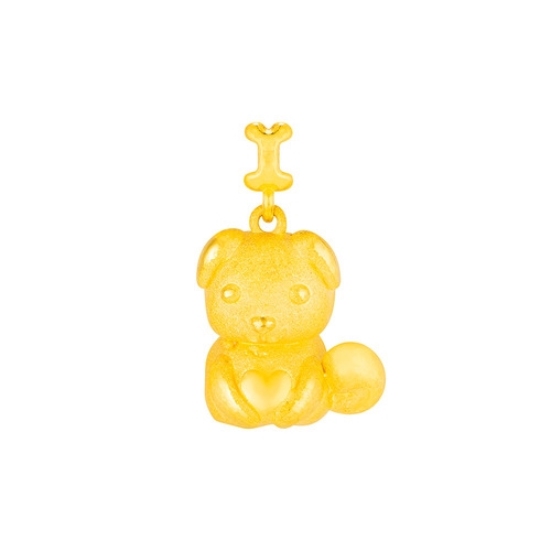 황금 강아지 펜던트 3.75g